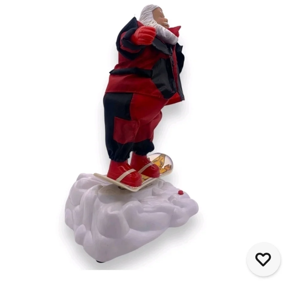 GEMMY Snowboarding Santa Boggies to the song Born to be Wild 2000 Animated Video - Picture 9 of 13